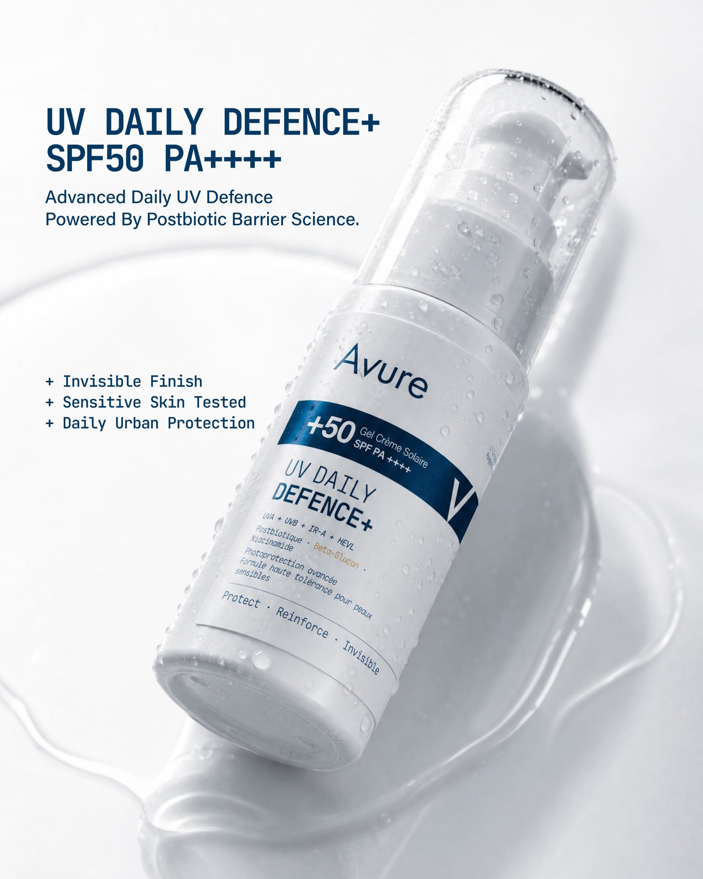 Gel crème SPF50+ UV Daily defense