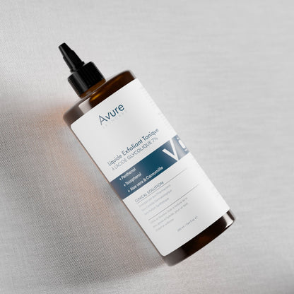 Tonique Exfoliant à l'Acide Glycolique 7% - Tonique Illuminateur - Avure Skincare