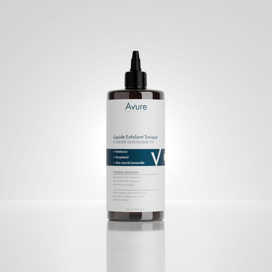 Tonique Exfoliant à l'Acide Glycolique 7% - Tonique Illuminateur - Avure Skincare